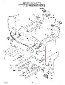 03 - Manifold parts for Whirlpool Range GS395LEGQ5 from AppliancePartsPros.com
