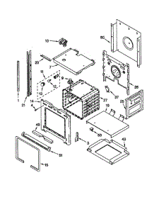 Oven parts for Whirlpool Range RS610PXHW1 from AppliancePartsPros.com