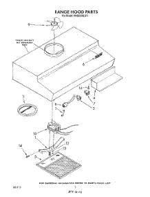 02 - Section parts for Whirlpool Hood RH2030XLW1 from AppliancePartsPros.com