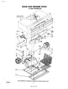 02 - Section parts for Whirlpool Hood RH7630XLW0 from AppliancePartsPros.com