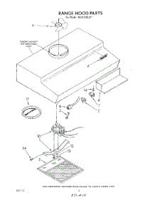 02 - Section parts for Whirlpool Hood RH2024XLW1 from AppliancePartsPros.com