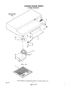 02 - Section parts for Whirlpool Hood RH2630XLW1 from AppliancePartsPros.com
