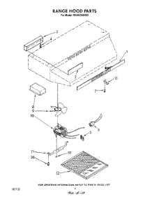 02 - Section parts for Whirlpool Hood RH4930XWW0 from AppliancePartsPros.com