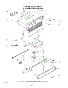 02 - Section parts for Whirlpool Hood RH6430XLW0 from AppliancePartsPros.com