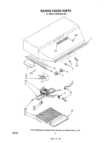 02 - Section parts for Whirlpool Hood RH4336XLW0 from AppliancePartsPros.com