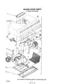 02 - Section parts for Whirlpool Hood RH7330XLW0 from AppliancePartsPros.com