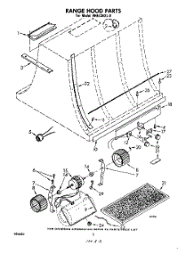 02 - Section parts for Whirlpool Hood RH5336XL0 from AppliancePartsPros.com