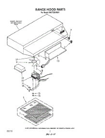 02 - Section parts for Whirlpool Hood RH2730XWW1 from AppliancePartsPros.com
