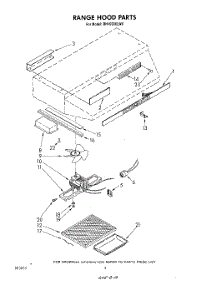 02 - Section parts for Whirlpool Hood RH4930XLW0 from AppliancePartsPros.com