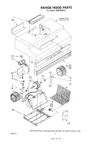 02 - Section parts for Whirlpool Hood RH8930XLS from AppliancePartsPros.com