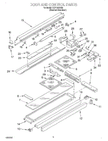 02 - Door And Control parts for Whirlpool Hood GZ7730XGS0 from AppliancePartsPros.com