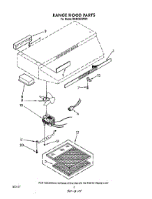02 - Section parts for Whirlpool Hood RH4936XWW1 from AppliancePartsPros.com