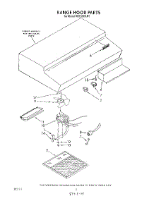 02 - Section parts for Whirlpool Hood RH2330XLW1 from AppliancePartsPros.com