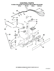 10 - Control Parts parts for Whirlpool Refrigerator ED5LHAXWB02 from AppliancePartsPros.com