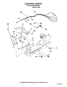 11 - Control Parts parts for Whirlpool Refrigerator ED5PVEXWS07 from AppliancePartsPros.com