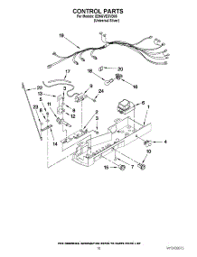 11 - Control Parts parts for Whirlpool Refrigerator ED5GVEXVD05 from AppliancePartsPros.com