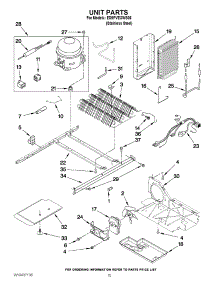 09 - Unit Parts parts for Whirlpool Refrigerator ED5PVEXWS06 from AppliancePartsPros.com