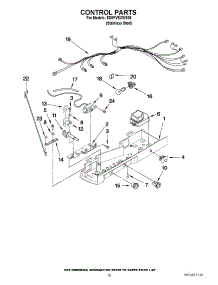 11 - Control Parts parts for Whirlpool Refrigerator ED5PVEXWS06 from AppliancePartsPros.com