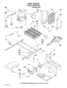 09 - Unit Parts parts for Whirlpool Refrigerator ED5GVEXVD04 from AppliancePartsPros.com