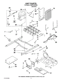 09 - Unit Parts parts for Whirlpool Refrigerator ED5FVGXWS06 from AppliancePartsPros.com
