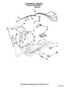 11 - Control Parts parts for Whirlpool Refrigerator ED5FVGXWS06 from AppliancePartsPros.com