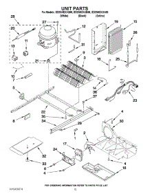 09 - Unit Parts parts for Whirlpool Refrigerator ED2SHEXXB00 from AppliancePartsPros.com