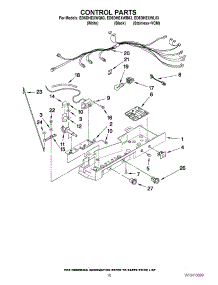 11 - Control Parts parts for Whirlpool Refrigerator ED5DHEXWB03 from AppliancePartsPros.com