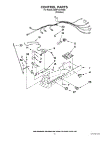 11 - Control Parts parts for Whirlpool Refrigerator ED5FVGXWS05 from AppliancePartsPros.com