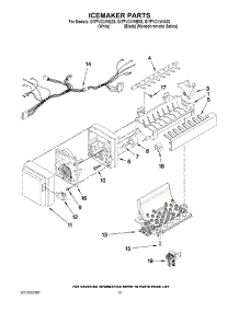 08 - Icemaker Parts parts for Whirlpool Refrigerator GI7FVCXWA03 from AppliancePartsPros.com