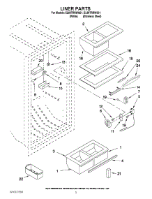 02 - Liner Parts parts for Whirlpool Refrigerator EL88TRRWQ01 from AppliancePartsPros.com