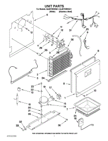 04 - Unit Parts parts for Whirlpool Refrigerator EL88TRRWQ01 from AppliancePartsPros.com