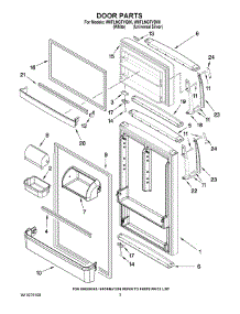 02 - Door Parts parts for Whirlpool Refrigerator W8FLNGFVQ00 from AppliancePartsPros.com
