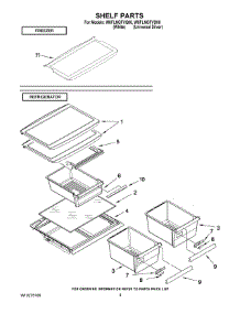 05 - Shelf Parts parts for Whirlpool Refrigerator W8FLNGFVQ00 from AppliancePartsPros.com