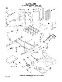 09 - Unit Parts parts for Whirlpool Refrigerator ED5NHGXVQ01 from AppliancePartsPros.com