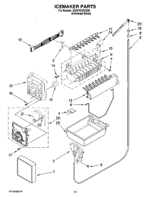 08 - Icemaker Parts, Optional Parts parts for Whirlpool Refrigerator GX5FHDXVD00 from AppliancePartsPros.com