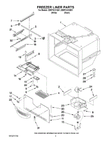02 - Freezer Liner Parts parts for Whirlpool Refrigerator EB9FVHXVQ01 from AppliancePartsPros.com