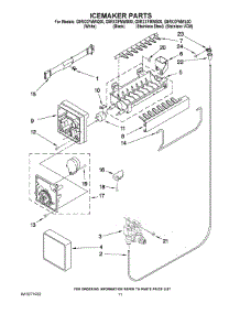 06 - Icemaker Parts parts for Whirlpool Refrigerator G9RXXFMWB00 from AppliancePartsPros.com