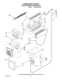 08 - Icemaker Parts parts for Whirlpool Refrigerator EB2SHKXVQ01 from AppliancePartsPros.com