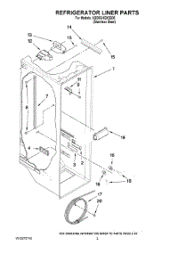 02 - Refrigerator Liner Parts parts for Whirlpool Refrigerator 6GD5SHGXSS05 from AppliancePartsPros.com