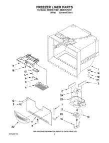 02 - Freezer Liner Parts parts for Whirlpool Refrigerator EB2SHKXVD01 from AppliancePartsPros.com