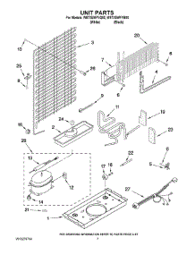 04 - Unit Parts parts for Whirlpool Refrigerator W8TXEWFVQ00 from AppliancePartsPros.com