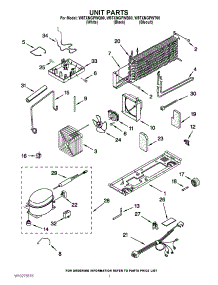 04 - Unit Parts parts for Whirlpool Refrigerator W8TXNGFWB00 from AppliancePartsPros.com
