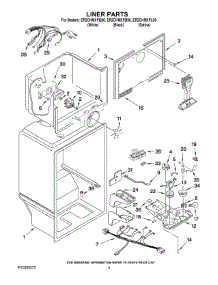 03 - Liner Parts parts for Whirlpool Refrigerator ER2CHMXPB06 from AppliancePartsPros.com