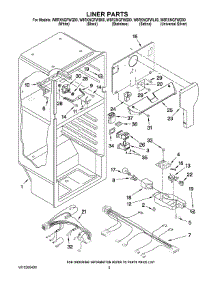 03 - Liner Parts parts for Whirlpool Refrigerator W8RXNGFWD00 from AppliancePartsPros.com