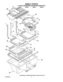 06 - Shelf Parts parts for Whirlpool Refrigerator ER2CHMXPB06 from AppliancePartsPros.com