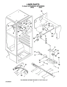03 - Liner Parts parts for Whirlpool Refrigerator W8TXNGMWB00 from AppliancePartsPros.com