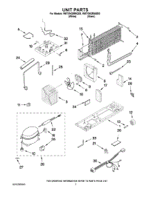 04 - Unit Parts parts for Whirlpool Refrigerator W8TXNGMWQ00 from AppliancePartsPros.com