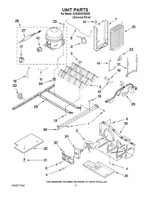 08 - Unit Parts parts for Whirlpool Refrigerator ED5GNDXWD00 from AppliancePartsPros.com