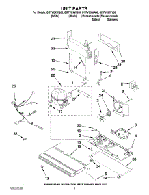 05 - Unit Parts parts for Whirlpool Refrigerator GI7FVCXWB00 from AppliancePartsPros.com