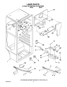 03 - Liner Parts parts for Whirlpool Refrigerator W8TYNWFWB00 from AppliancePartsPros.com